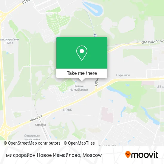 микрорайон Новое Измайлово map