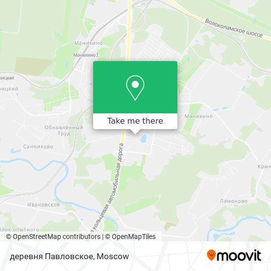 деревня Павловское map