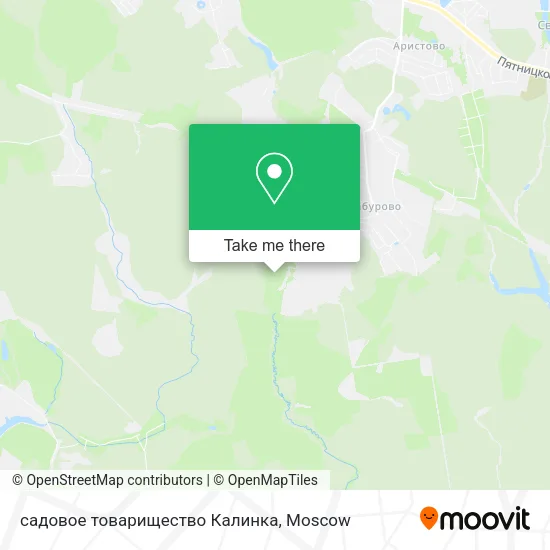 садовое товарищество Калинка map