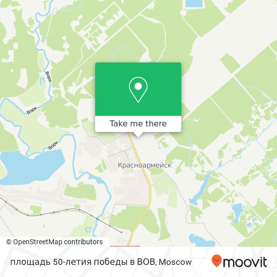 площадь 50-летия победы в ВОВ map