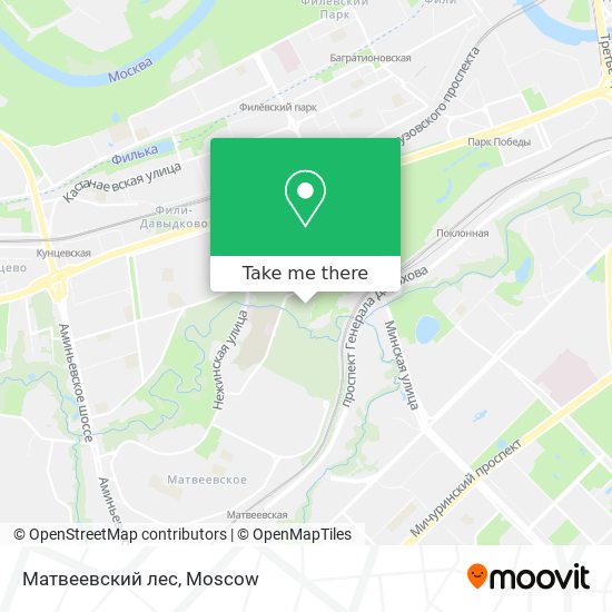 Матвеевский лес map