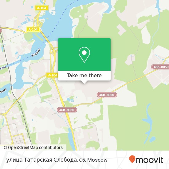 улица Татарская Слобода, с5 map