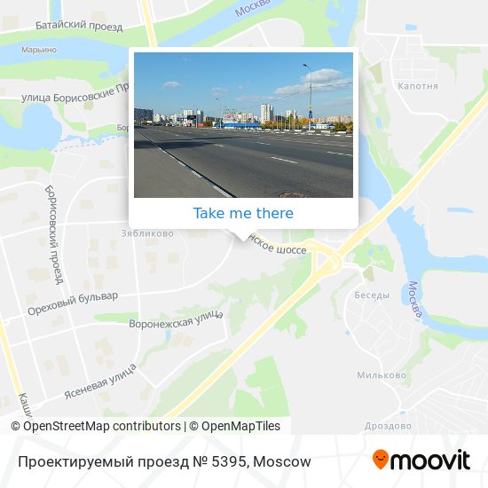 Проектируемый проезд № 5395 map