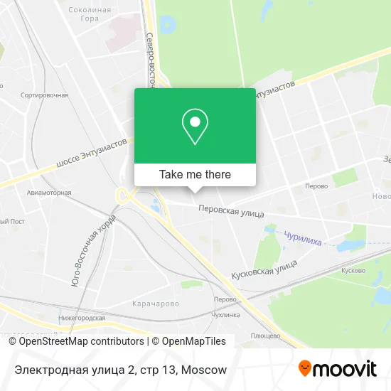 Электродная улица 2, стр 13 map
