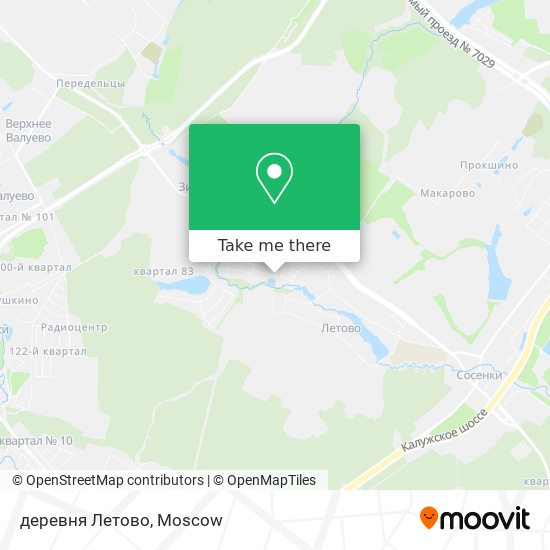 деревня Летово map