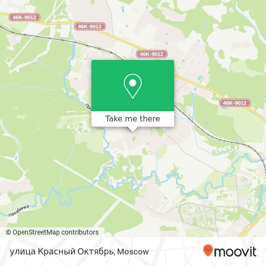 улица Красный Октябрь map