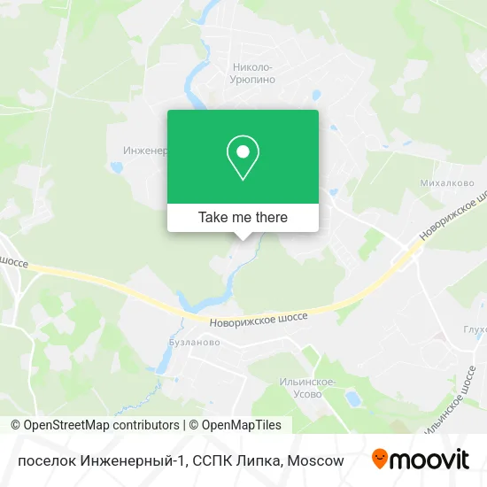 поселок Инженерный-1, ССПК Липка map