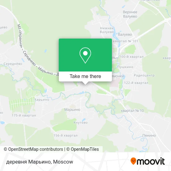 деревня Марьино map