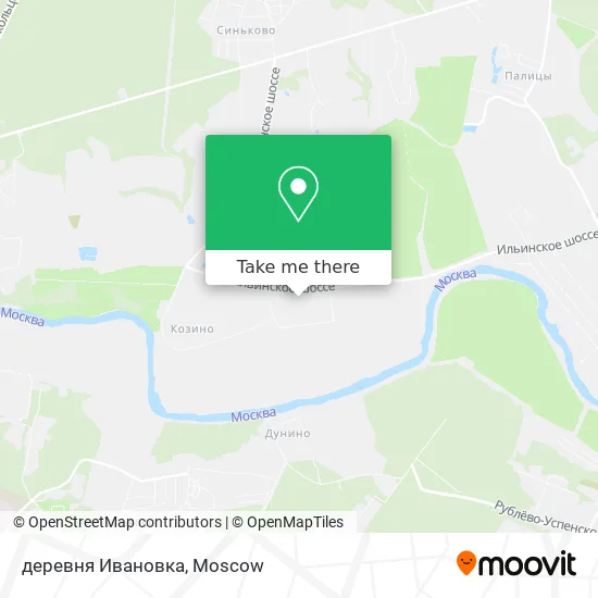 деревня Ивановка map