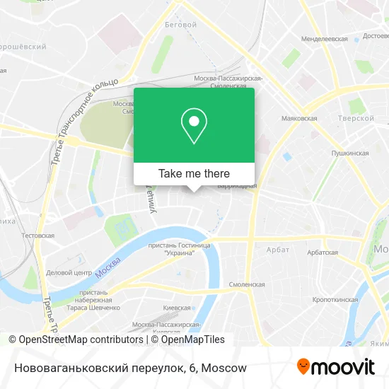 Нововаганьковский переулок, 6 map