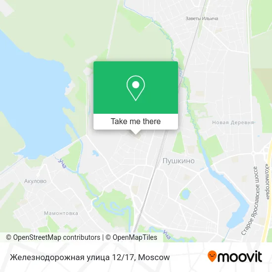 Железнодорожная улица 12/17 map