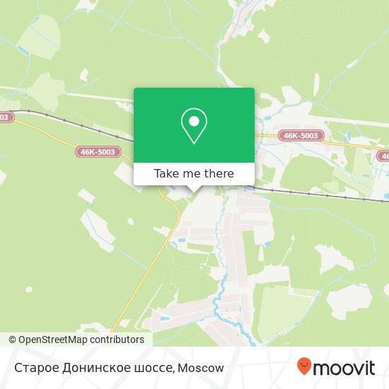 Старое Донинское шоссе map