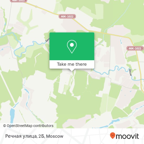 Речная улица, 2Б map