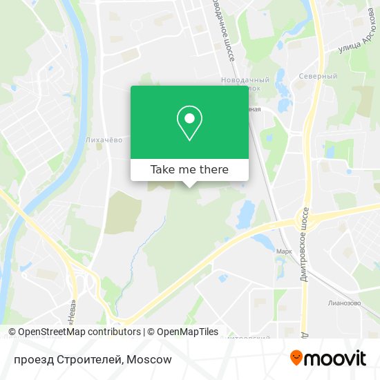 проезд Строителей map