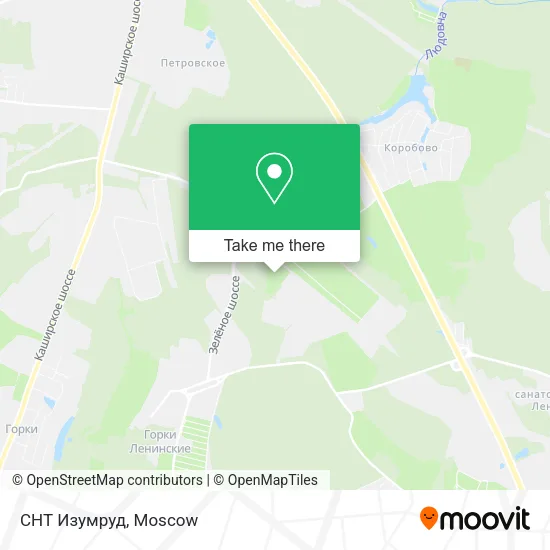 СНТ Изумруд map