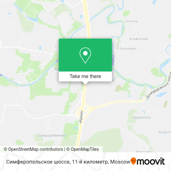 Симферопольское шоссе, 11-й километр map