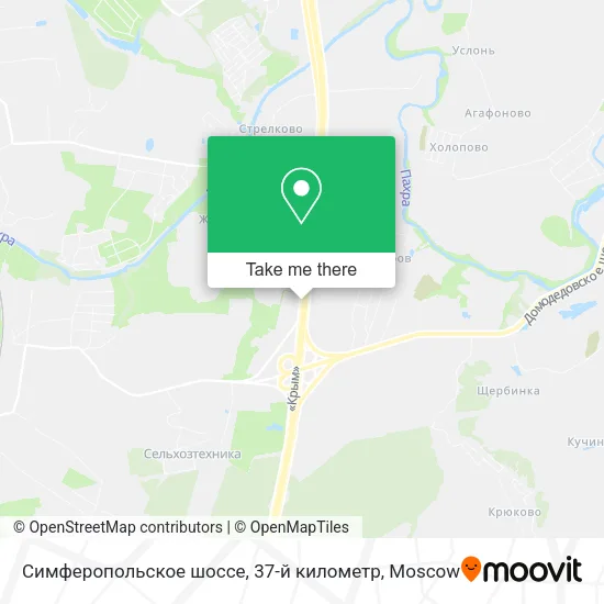 Симферопольское шоссе, 37-й километр map