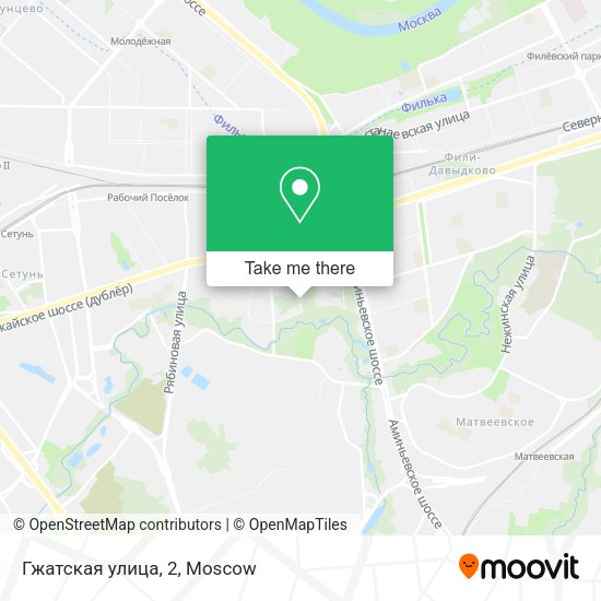 Гжатская улица, 2 map