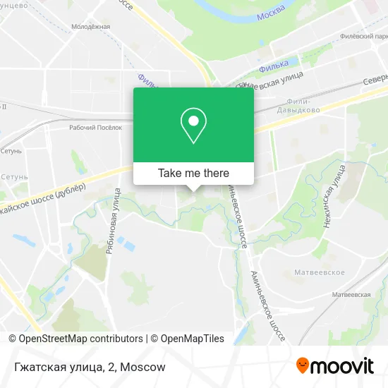 Гжатская улица, 2 map