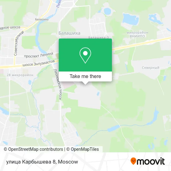 улица Карбышева 8 map