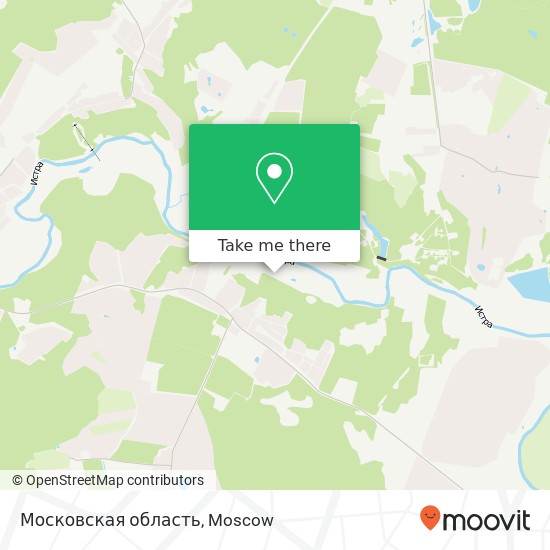 Московская область map