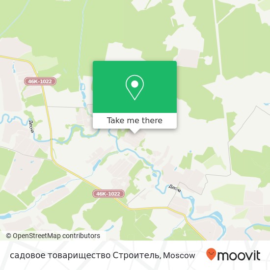 садовое товарищество Строитель map