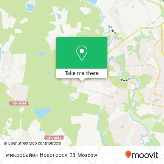 микрорайон Новогорск, 28 map