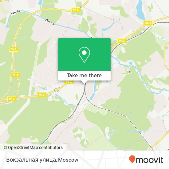 Вокзальная улица map