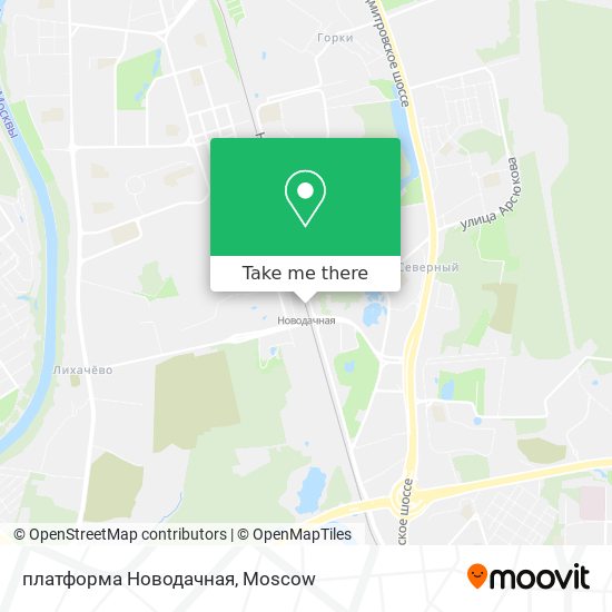 платформа Новодачная map