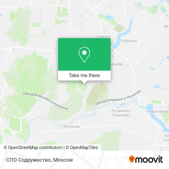 СПО Содружество map