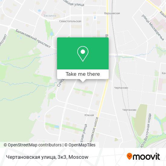 Чертановская улица, 3к3 map