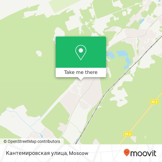 Кантемировская улица map