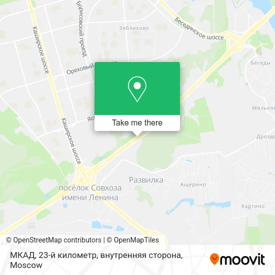 МКАД, 23-й километр, внутренняя сторона map