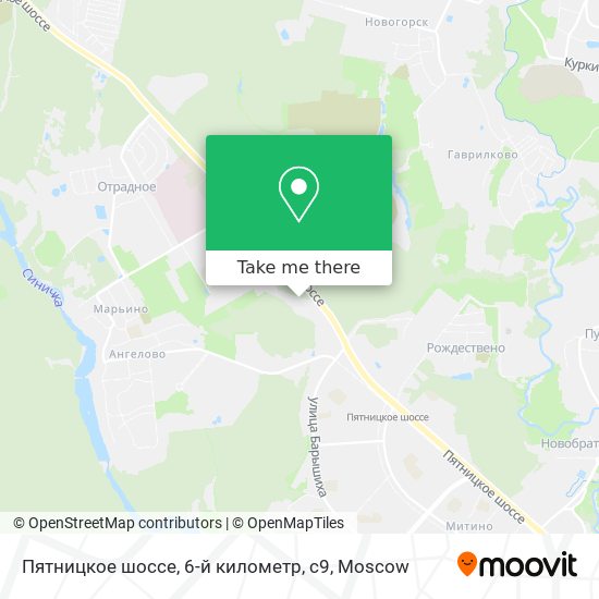 Пятницкое шоссе, 6-й километр, с9 map