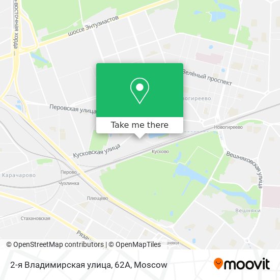 2-я Владимирская улица, 62А map