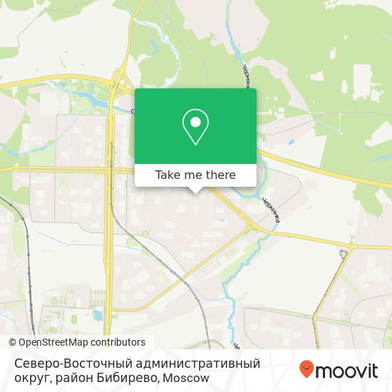 Северо-Восточный административный округ, район Бибирево map