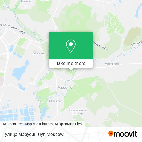 улица Марусин Луг map