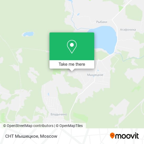 СНТ Мышецкое map
