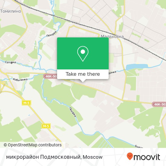 микрорайон Подмосковный map