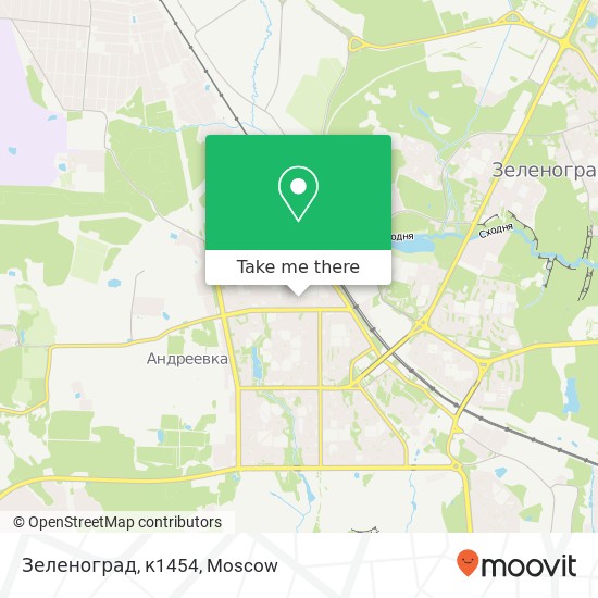 Зеленоград, к1454 map
