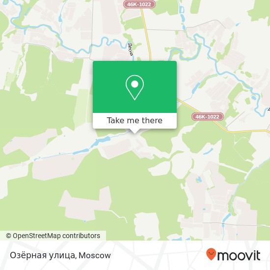 Озёрная улица map