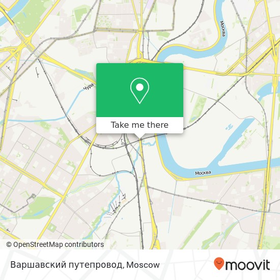 Варшавский путепровод map