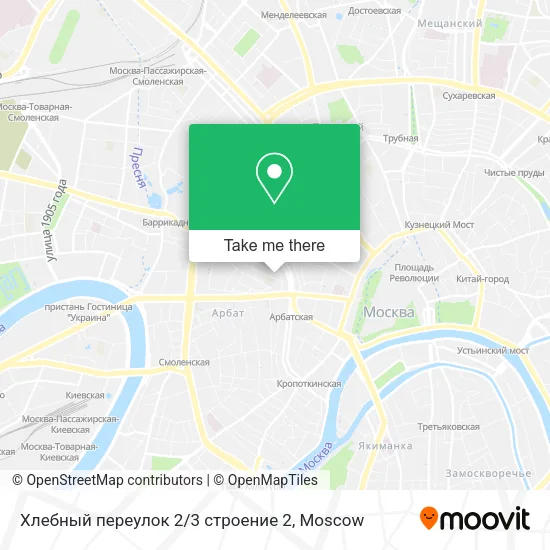 Хлебный переулок 2 / 3 строение 2 map