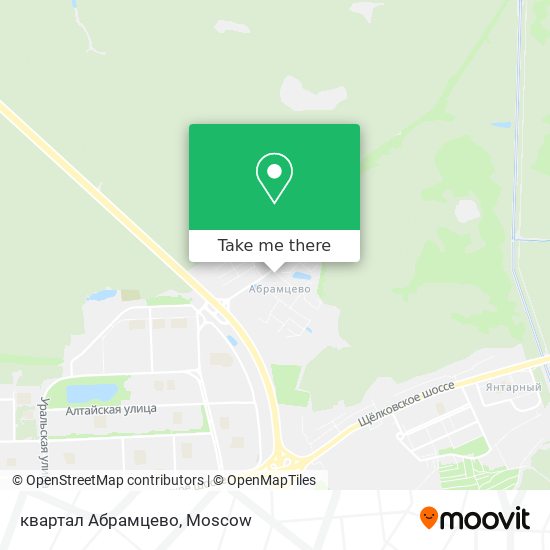 квартал Абрамцево map