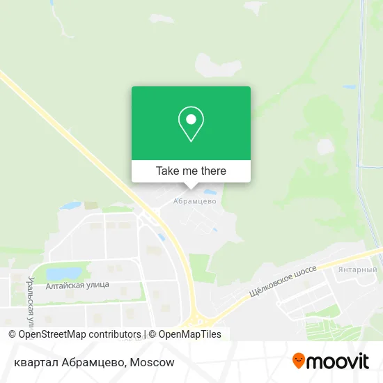 квартал Абрамцево map