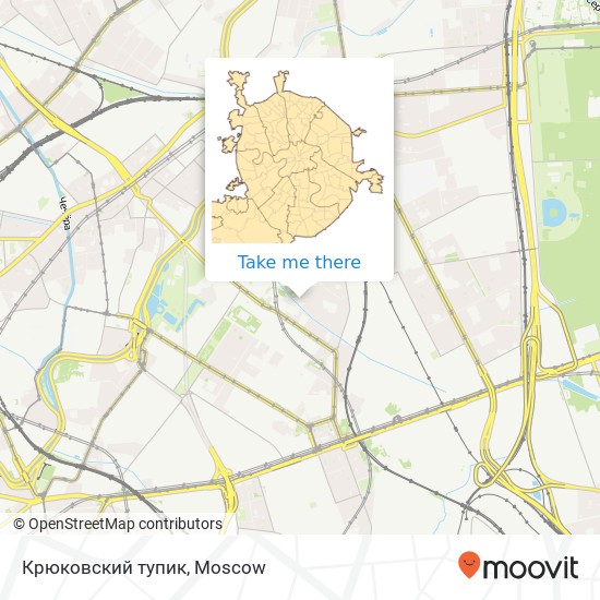 Крюковский тупик map