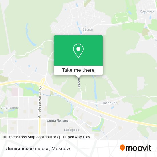 Липкинское шоссе map