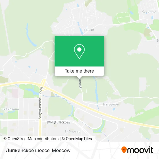 Липкинское шоссе map