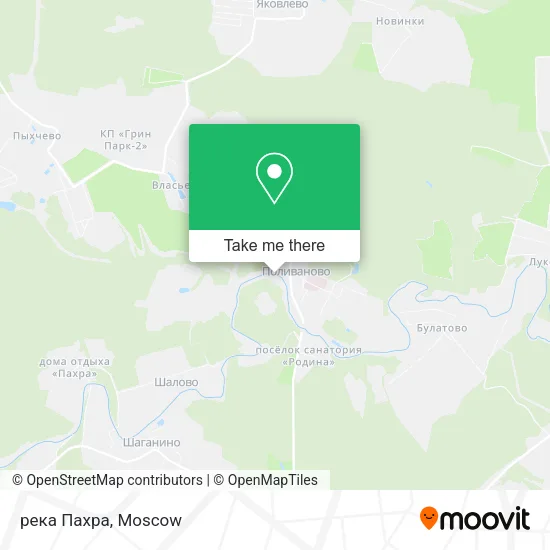 река Пахра map