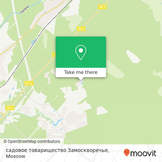 садовое товарищество Замоскворечье map